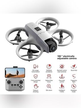 Drone Mini Pro 2.4G Aerial Camera Quadcopter with Remote- NIB